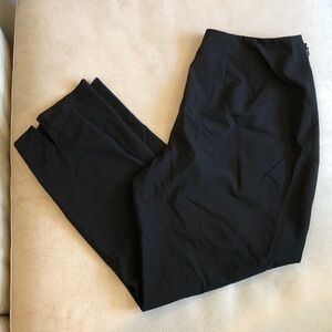Talbots black straight leg dress pants